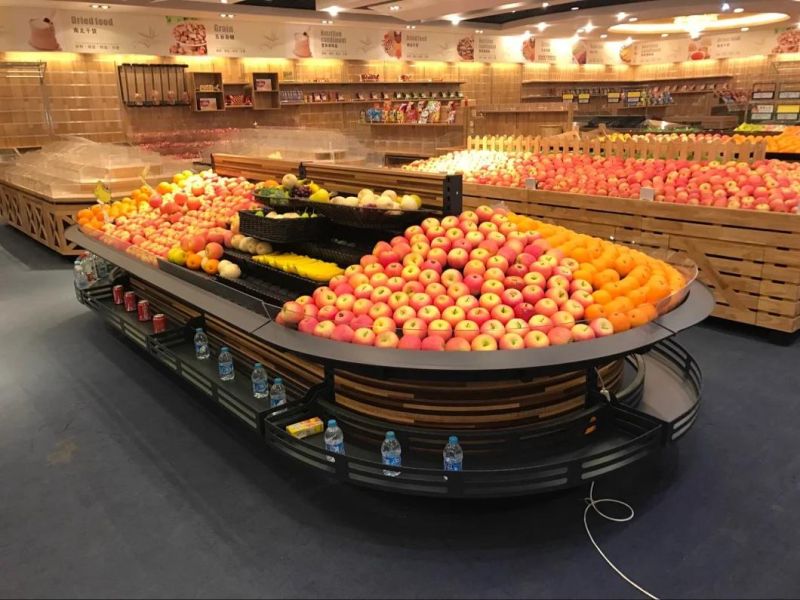 Luxury Store Supermarket Vegetable and Fruit Display Stand