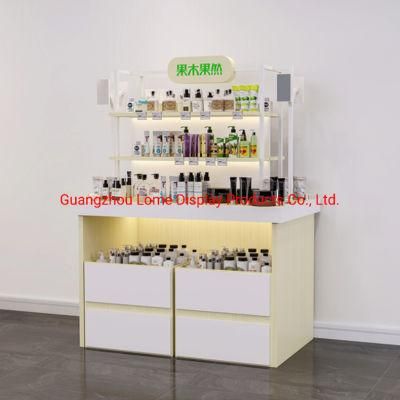 Interior Design Beauty Display Cabinet Cosmetic Showcase Skincare Store Cabinet for Mall
