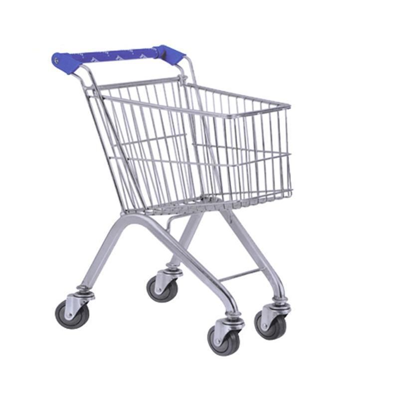 Manufacturer Hot Sale Supermarket Folding Metal Shopping Trolley