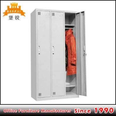 Fas-026 Gym Metal 3 Door Small Locker Cabinet