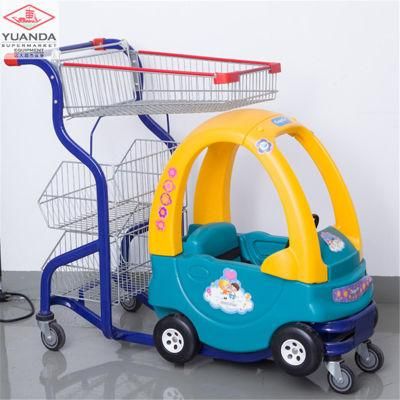 Shopping Center Kids Have Fun Trolley Children Shopping Cart
