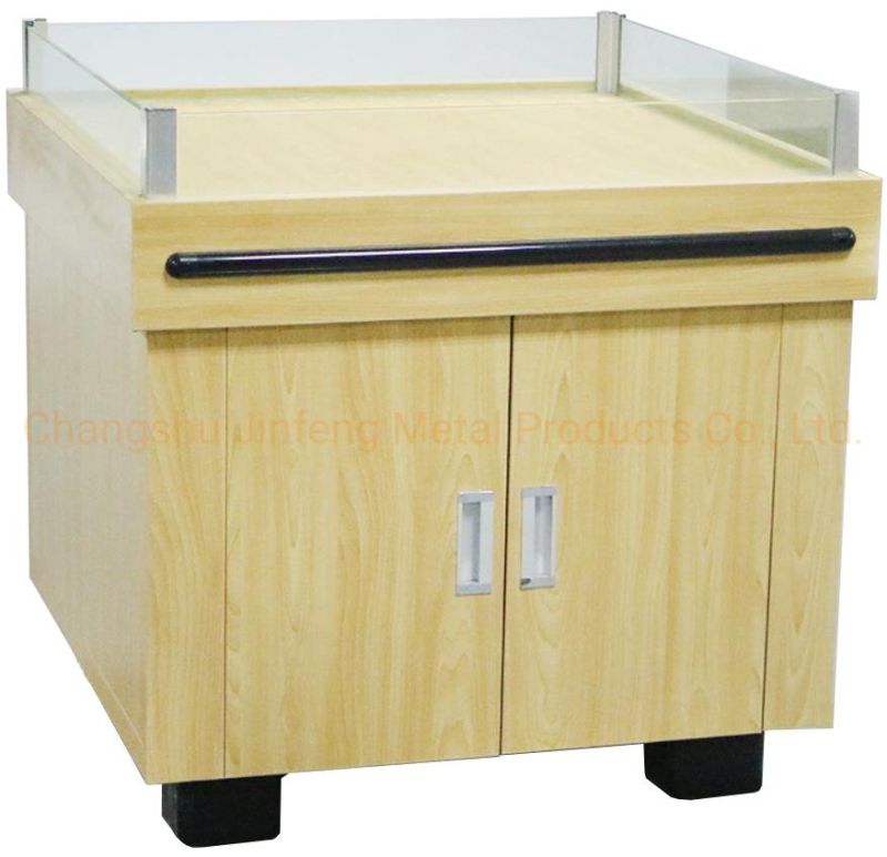 Supermarket Wooden Promotion Rack Retail Store Display Shelves for Exhibition