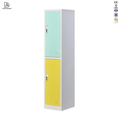 Modern Steel Bedoom Furniture 2 Doors Steel Locker Manufacturers