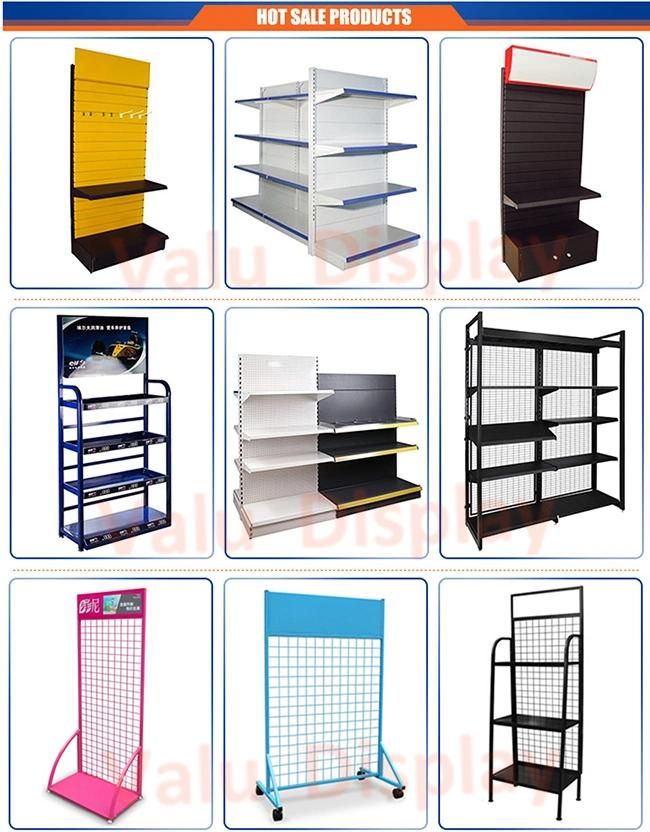 Floor Standing Store Metal Display Hook Rack for Hanging Items