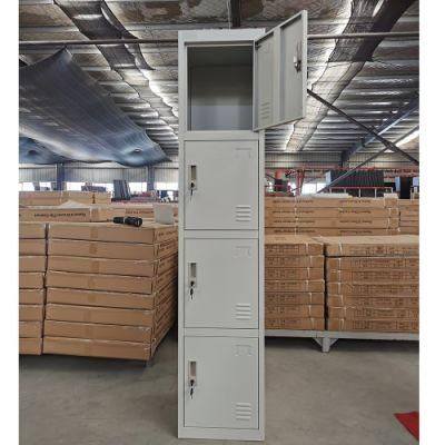 4 Door Metal Gym or School or Changing Room Storage Cabinet Locker