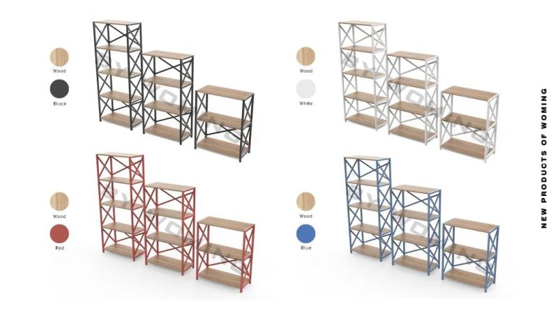 Steel Office Home 3&5 Layer Metal Storage Rack Shelf