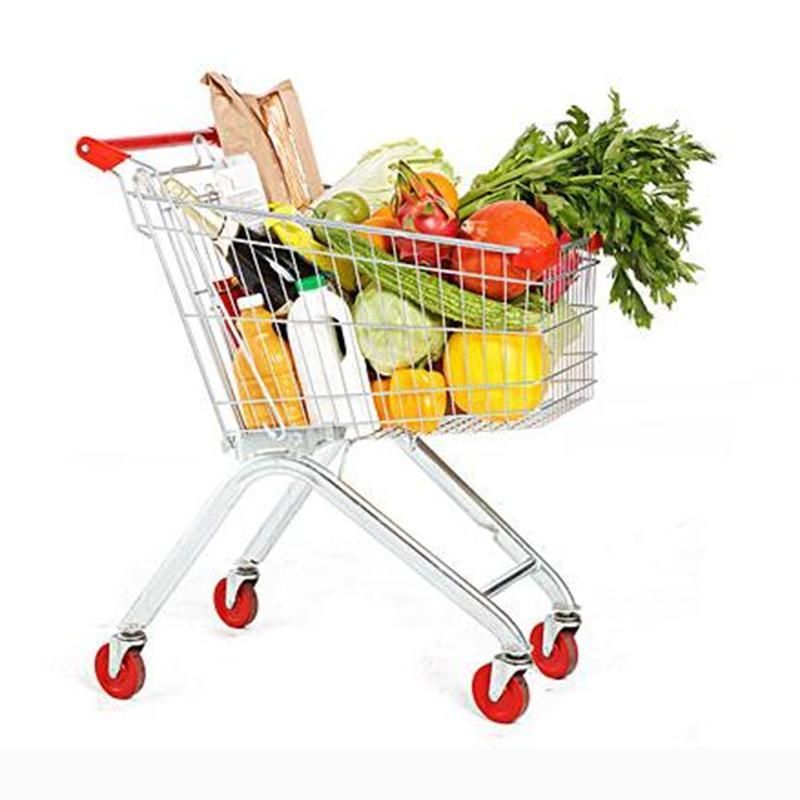 Hsd Design Shopping Trolley Dimensions for Supermarket Equipment