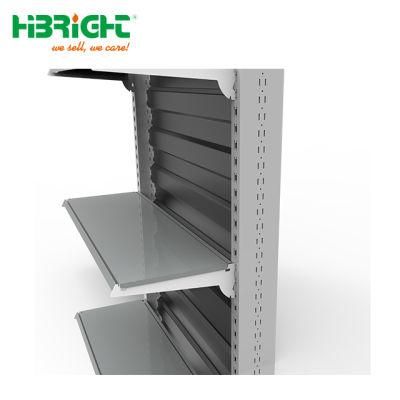 Versatile Modern Big Duty Strong 4 Shelf Steel Supermarket Shelf