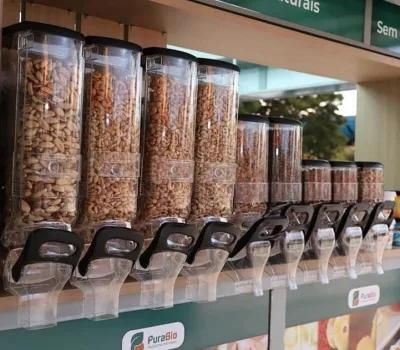 Grain Bin Bulk Food Dispenser for Coffee Bean