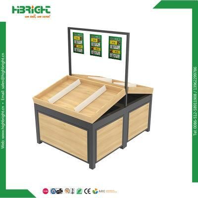 Wood Display Fruit Shelving Vegetable Stand Design