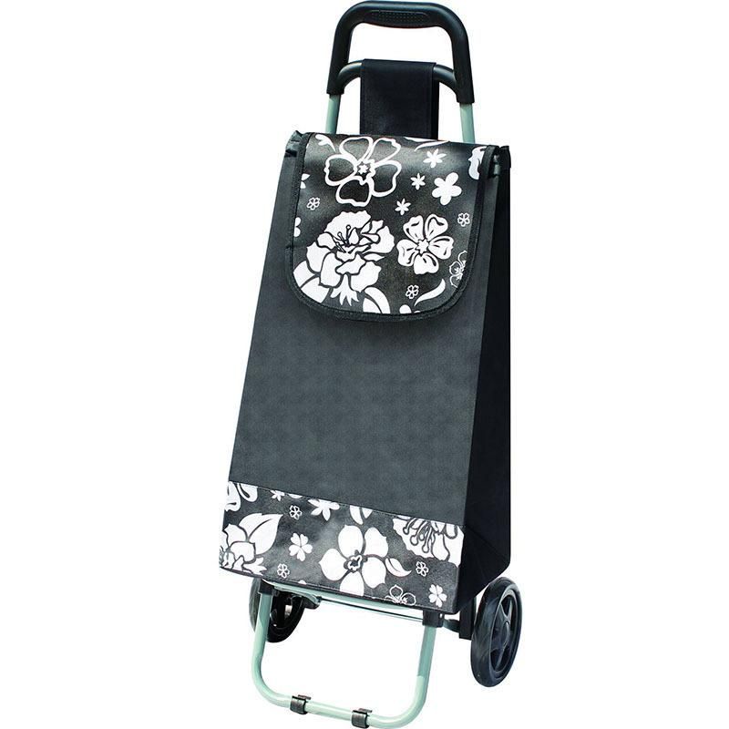 Fashion Satin Customized Printing Surpermarket Shopping Trolley Cart