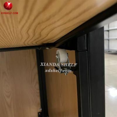 Metal Counter Wooden Cabinet Bar Xianda Fruit Shelf Food Container