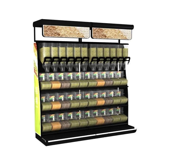Ecobox BPA Free Candy Grain Gravity Bin Bulk Food Dispenser for Supermarket Pick N Mix