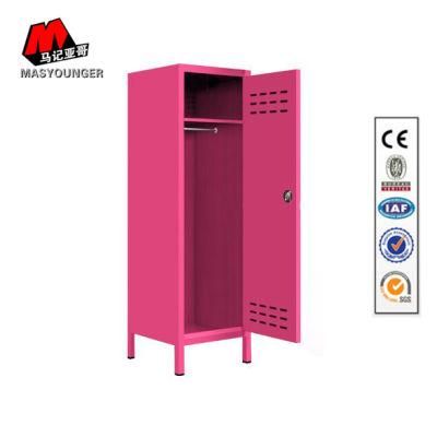 Kd Structure Good Quality Pink Colorfeet Metal Storage Gym Locker