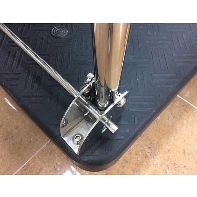 High Quality 3 Wheel Aluminium Alloy/Stainless Steel Airport Luggage Trolley Cart with Brake