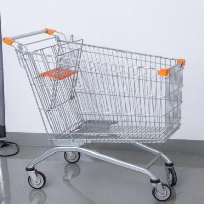 Supermarket Smart Metal Shopping Cart Store Shop Steel Trolley