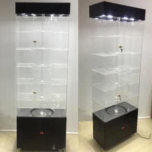 Rotating Acrylic Display Sunglasses Cabinet