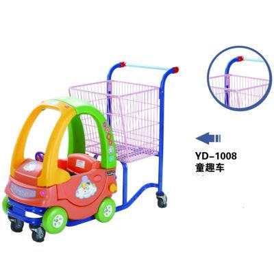 Plastic Kids Supermarket Shopping Trolley Cart