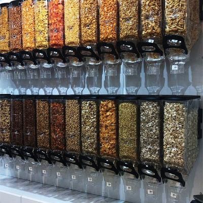Plastic Dry Nut Coffee Bean Bulk Food Merchandising Feed Dispenser