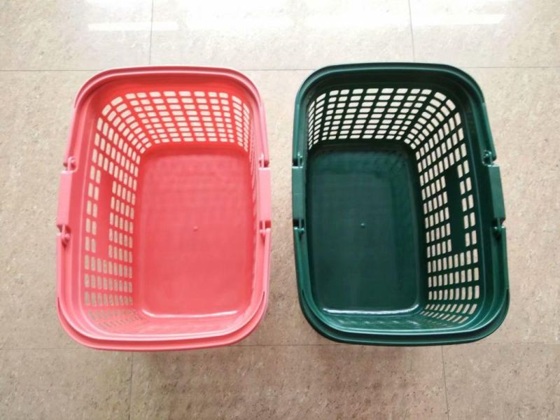 Plastic Baskets with Double Handle Basket (YD-B01)