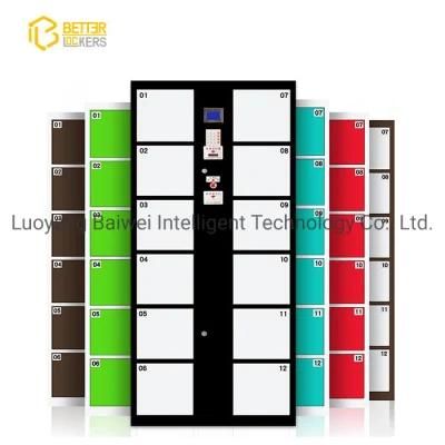 Self-Service Pick-up Outdoor Waterproof Smart Self-Service Parcel Lockers Warehousing and Distribution Lockers Used in Supermarkets