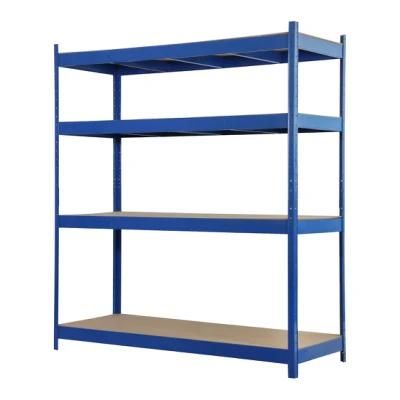 Customizable Blue Metal Garage Shelves Shelving Racking Storage Shelf