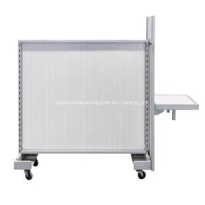 CY094-Customized Factory Made White Wood Metal Frame Retail Stores/Supermarket Display Stand
