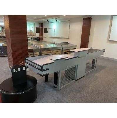 Hot Selling Restaurant Checkout Counter Boutique Store Conveyor Belt Checkout Counter