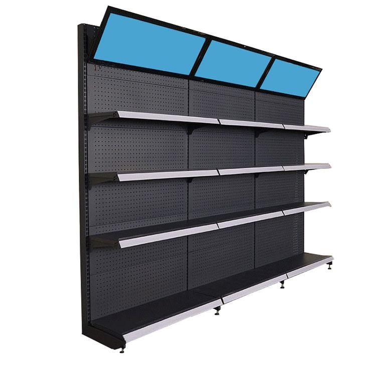 Metal Supermarket Gondola Shelf Factory Price Displays Shelf