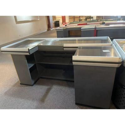 Supermarket Cashier Checkout Counter Table for Sale
