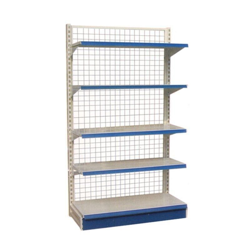 Hot with Shop Design Gondola Metal Display Rack Supermarket Shelf