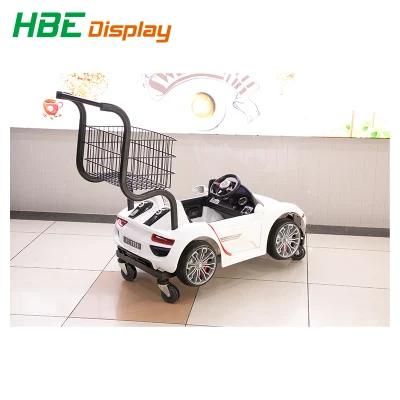 Hand Push Metal Shopping Child Size Shopping Cart for Hypermarket