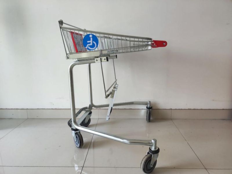 Wheel Chair Trolley for Disabled Person Shopping Usage