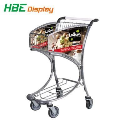 Aluminium Alloy Luggage Cart Passenger Baggage Airport Shopping Trolley