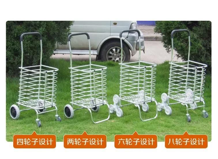 Portable Vegetable Shopping Trolley Bag Lightweight Shopping Trolly with Foldable Chair Shopping Cart Bag