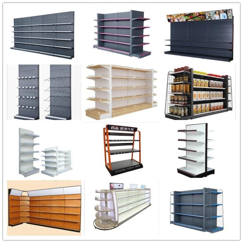 Single-Side Display Shelf Supermarket Gondola Shelving