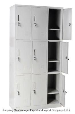 Knock Down School Use Metal Clothes Locker 3 Door Locker