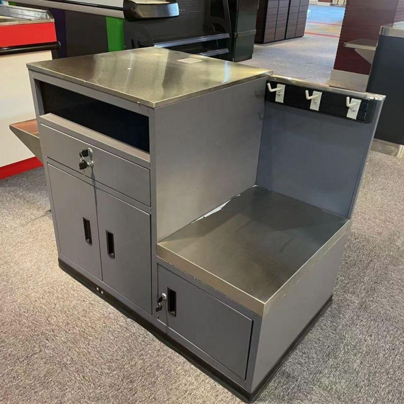 1000*600*850mm Mini Mart Cashier Desk