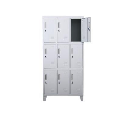 Staff Storage Locker Metal 9 Door Locker