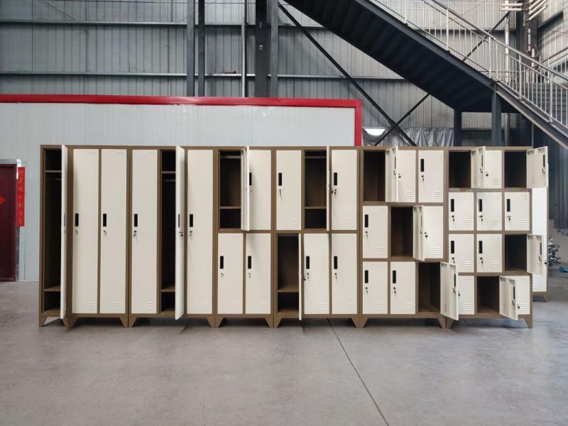 2 Door Metal Gym School Office Storage Cabinet for Staff