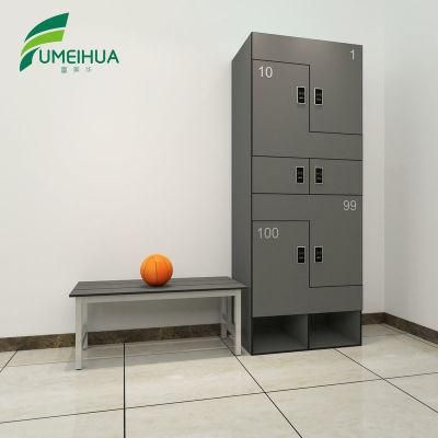 Ventilated HPL Locker Gym Locker / Z Tier HPL Locker with Shoe Box