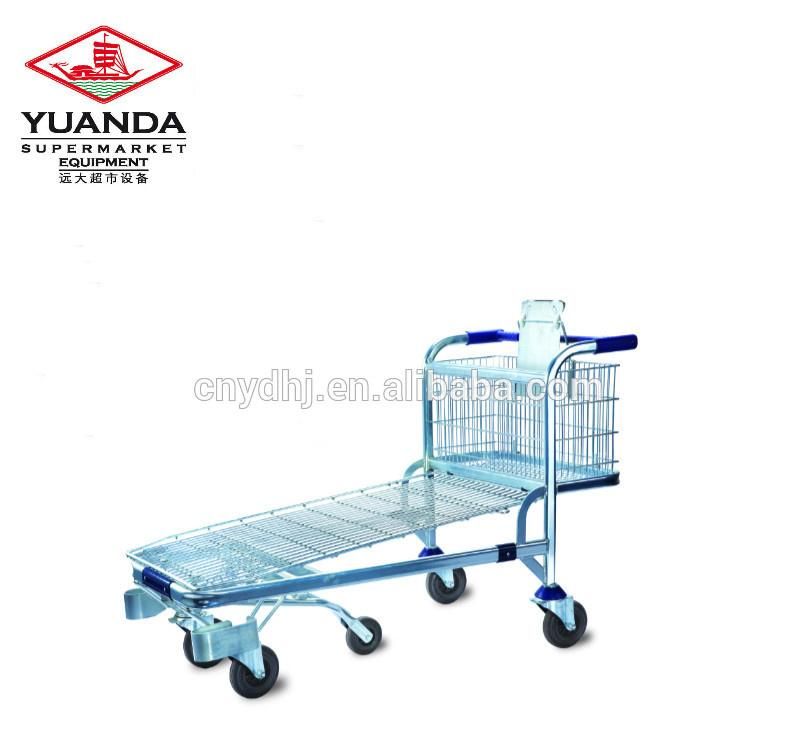 Shopping Flat 5 Wheel Trolley Heavy Duty Grocery Shopping Carts