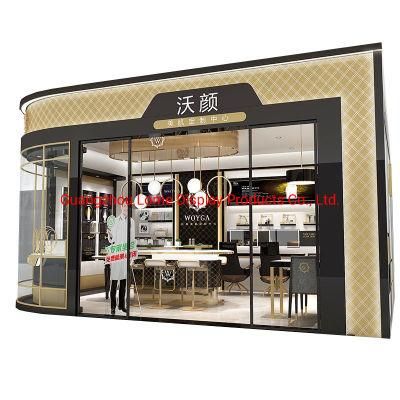 Cosmetic Cabinet Perfume Display Stand Rack Customized Display Makeup Showcase Furniture