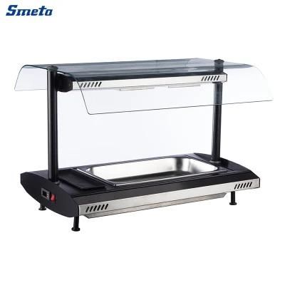 Smeta OEM Heater Commercial Warming Hot Food Buffet Display Showcase