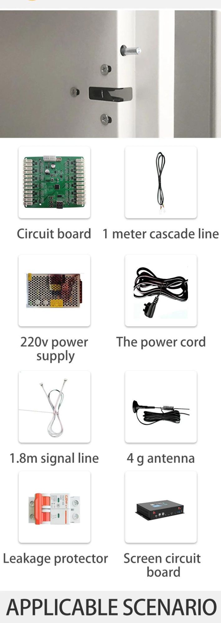 Smart Locker System Furniture Storage Mobile Phone Charging Access Cabinet