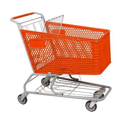 Wholesale Plastic Retail Shop Shopping Cart for Sale with Wheel