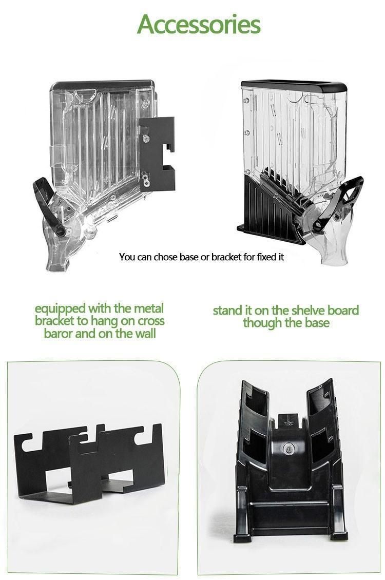 Ecobox Supermarket Retail Food Display Gravity Dispenser