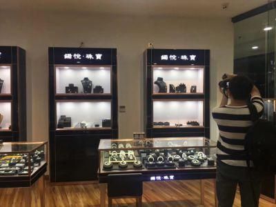 High-End Shopping Mall Glass Display Jewelry Showcase