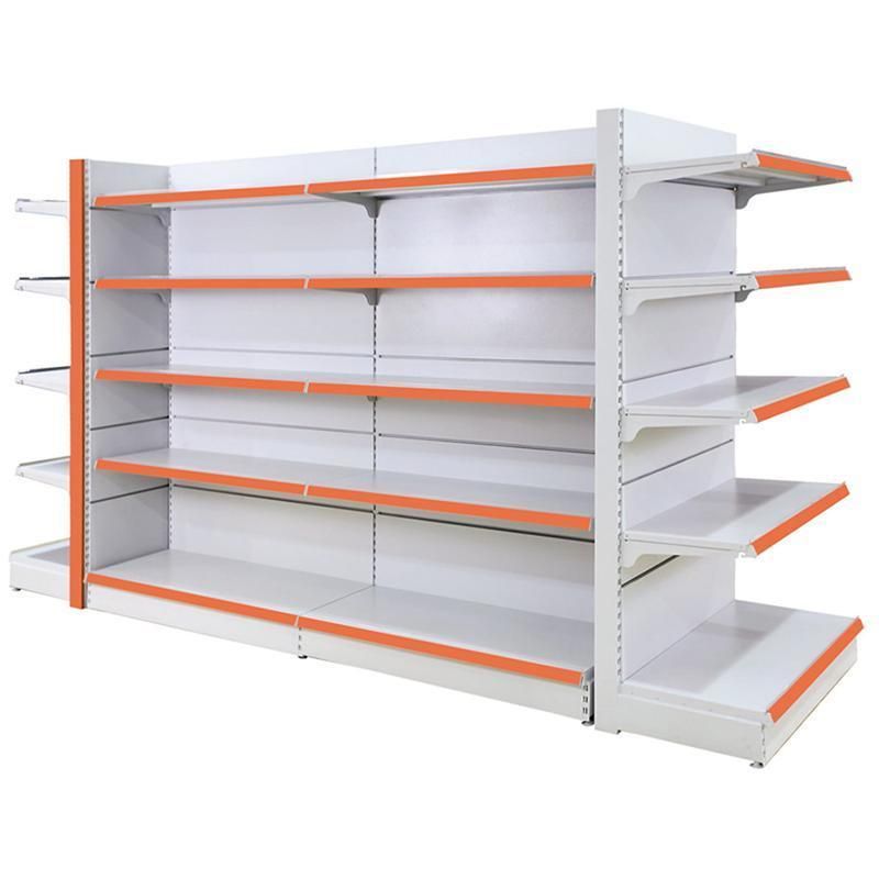 Store Display Shelf Metal Gondola Customized Supermarket Shelf