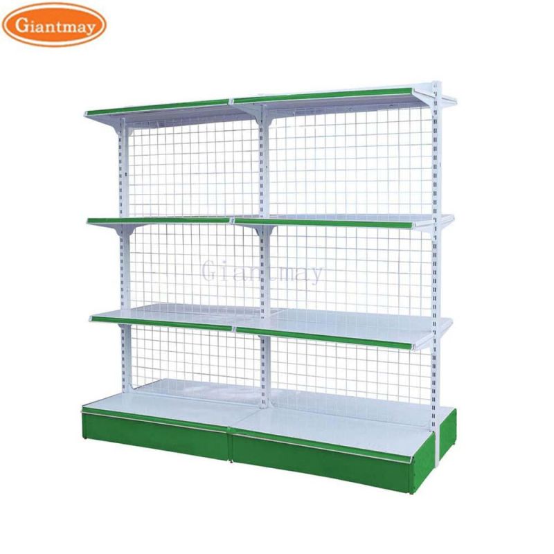 Giantmay Cheap Supermarket Rack Luxury Retail Store Shelves Wire Gondola